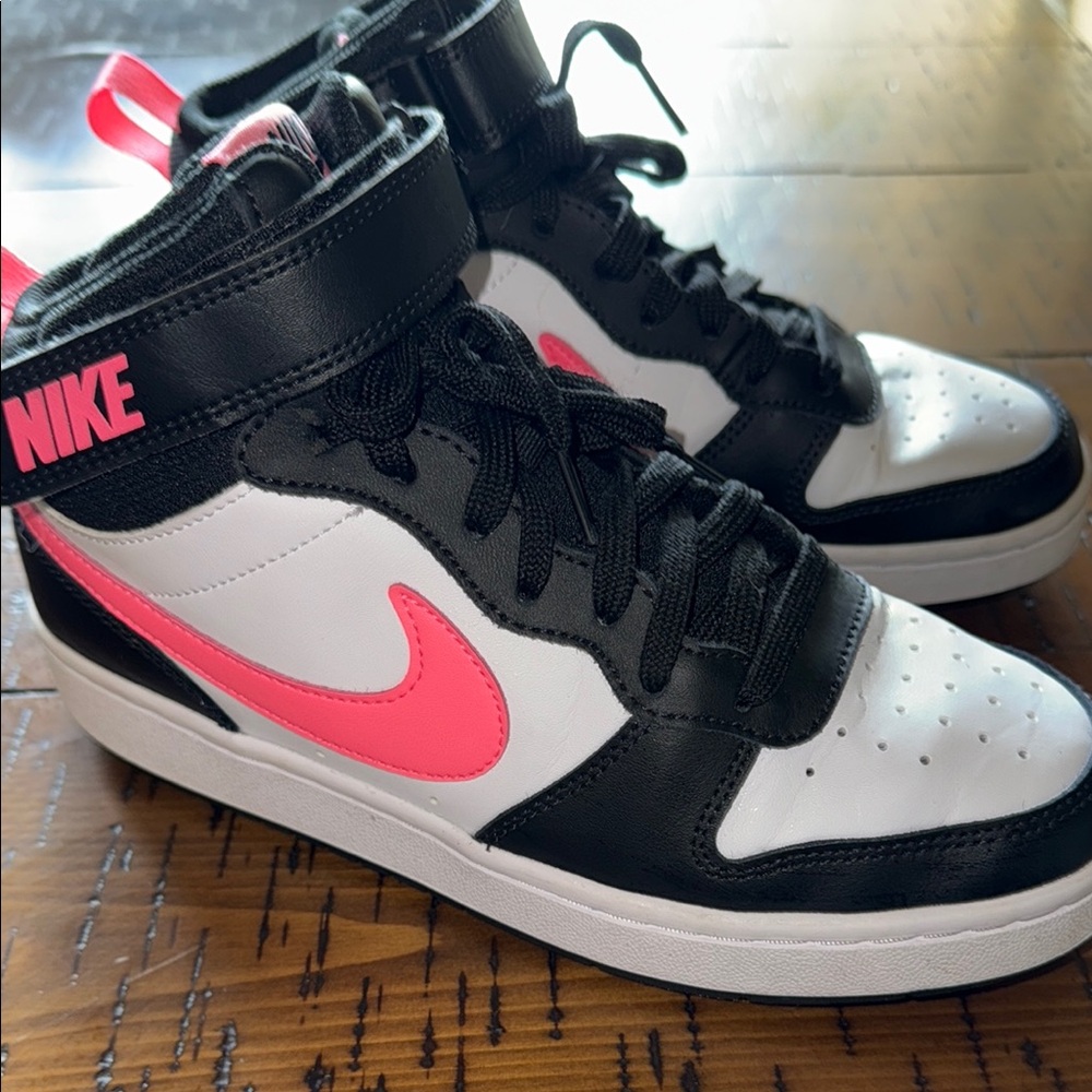 Nike Black and Pink High-Top Sneakers . TODAY ONLY SALE!!